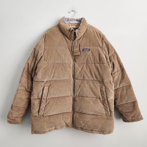 NWT Patagonia Corduroy Fjord 600 Fill Down Puffer Coat in Mojave Khaki - Size XL